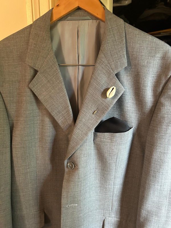 Cowrie Shell Lapel Pin